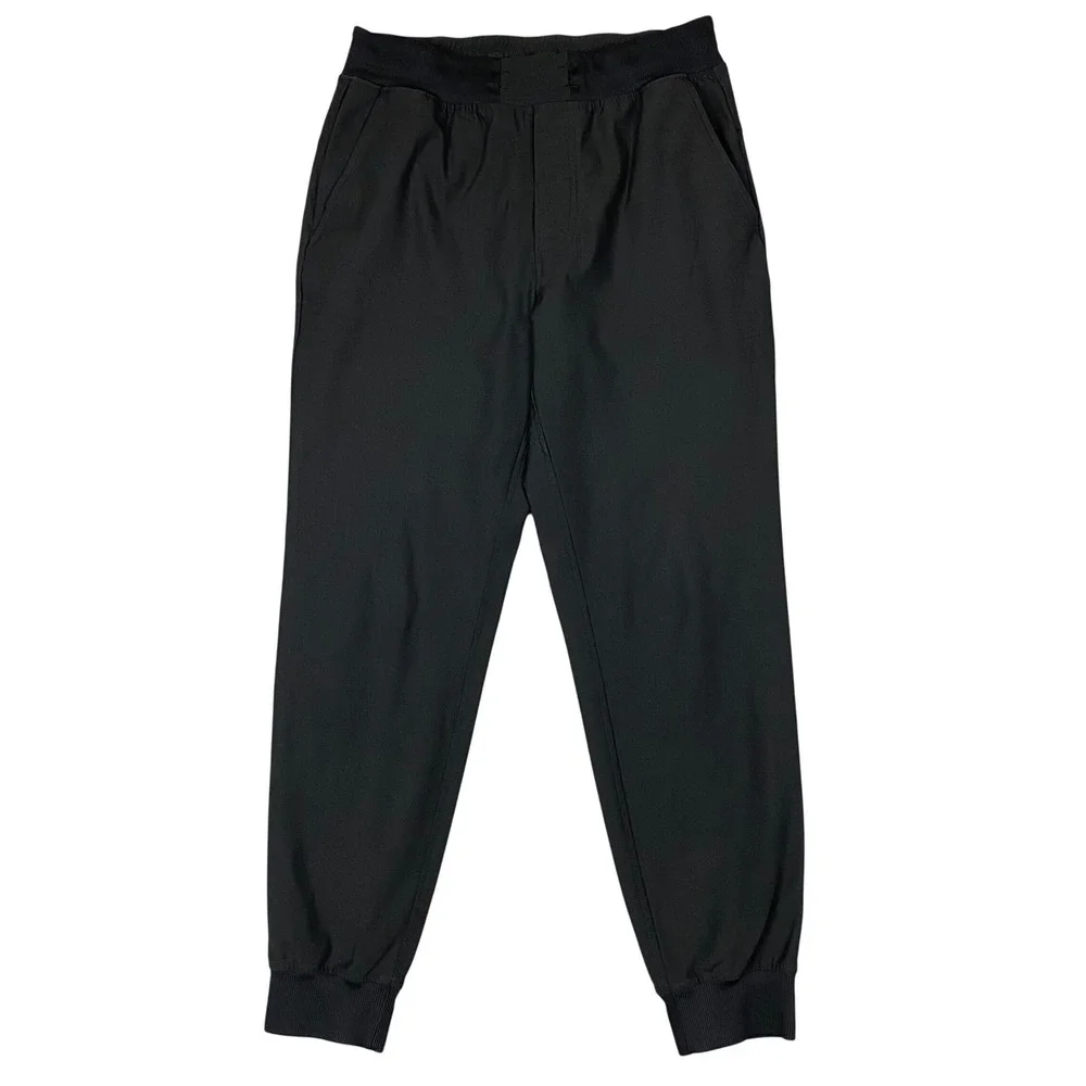 Rhoback Delta Performance Stretch Active Jogger Pants Mens Small Black